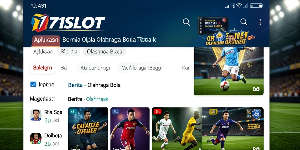 Tampilan antarmuka aplikasi 171SLOT yang informatif dan menarik.