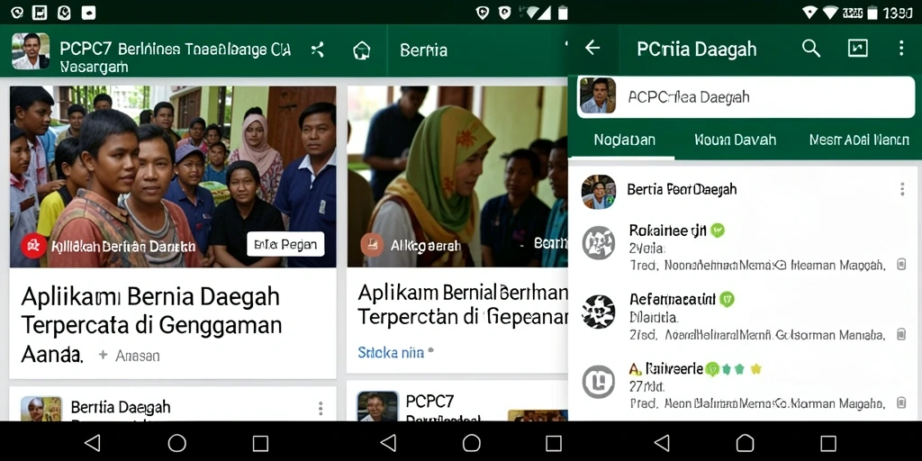 Tampilan antarmuka aplikasi PCPC7 yang modern dan informatif.